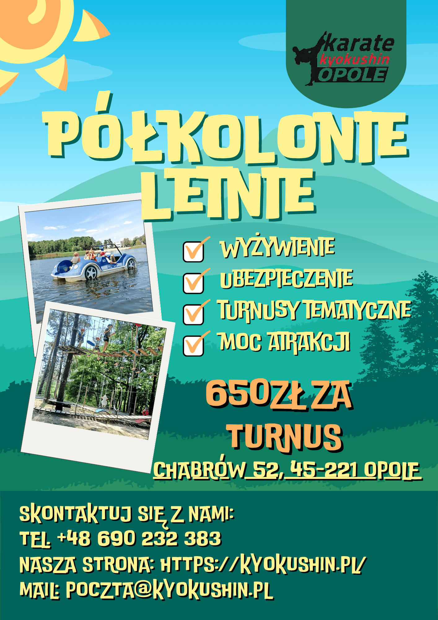 Letnie Półkolonie z Opolskim klubem karate kyokushin